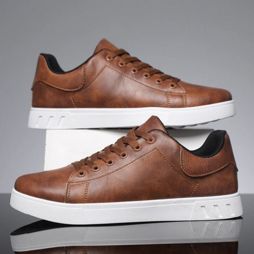 Baskets basses à lacets semelle contrastée pour le quotidien homme – Lantosque