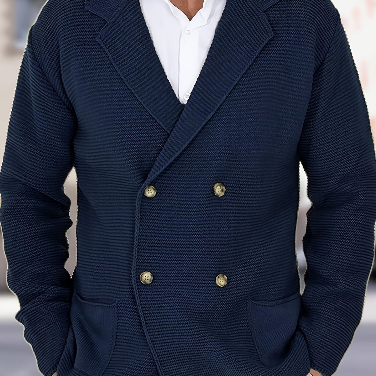 Cardigan aspect lainage forme veste