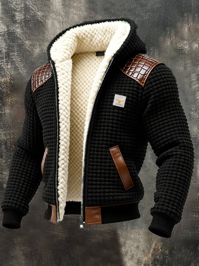 Veste d'hiver boutonnée rembourrée