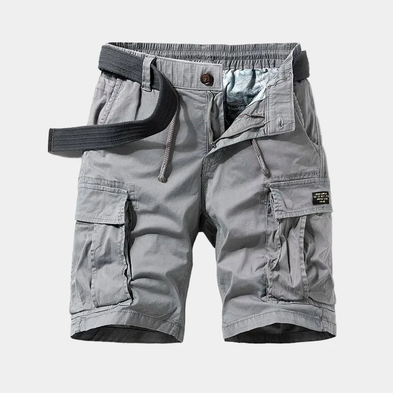 Bermuda cargo à taille resserrée avec lien de serrage homme – Trocadéro