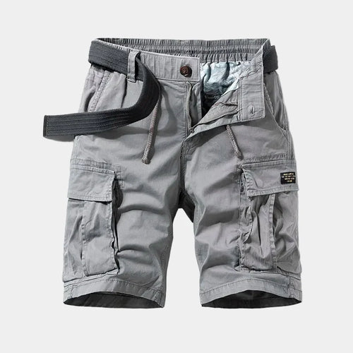 Bermuda cargo à taille resserrée avec lien de serrage homme – Trocadéro