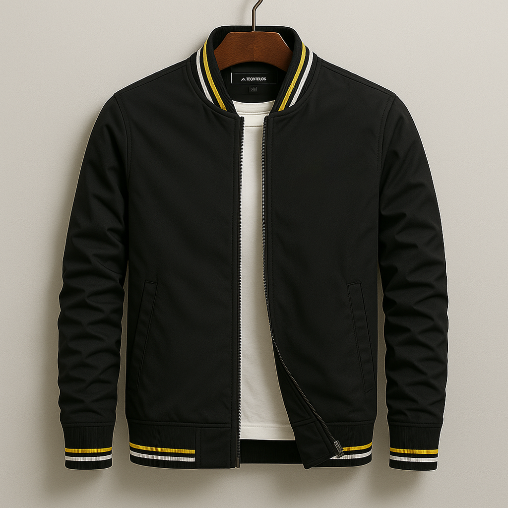 Bomber zippé moderne au chic discret au style intemporel homme – Tanneron