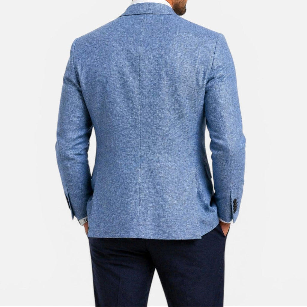 Blazer en lin coupe slim élégant pour l'été homme – Fouesnant