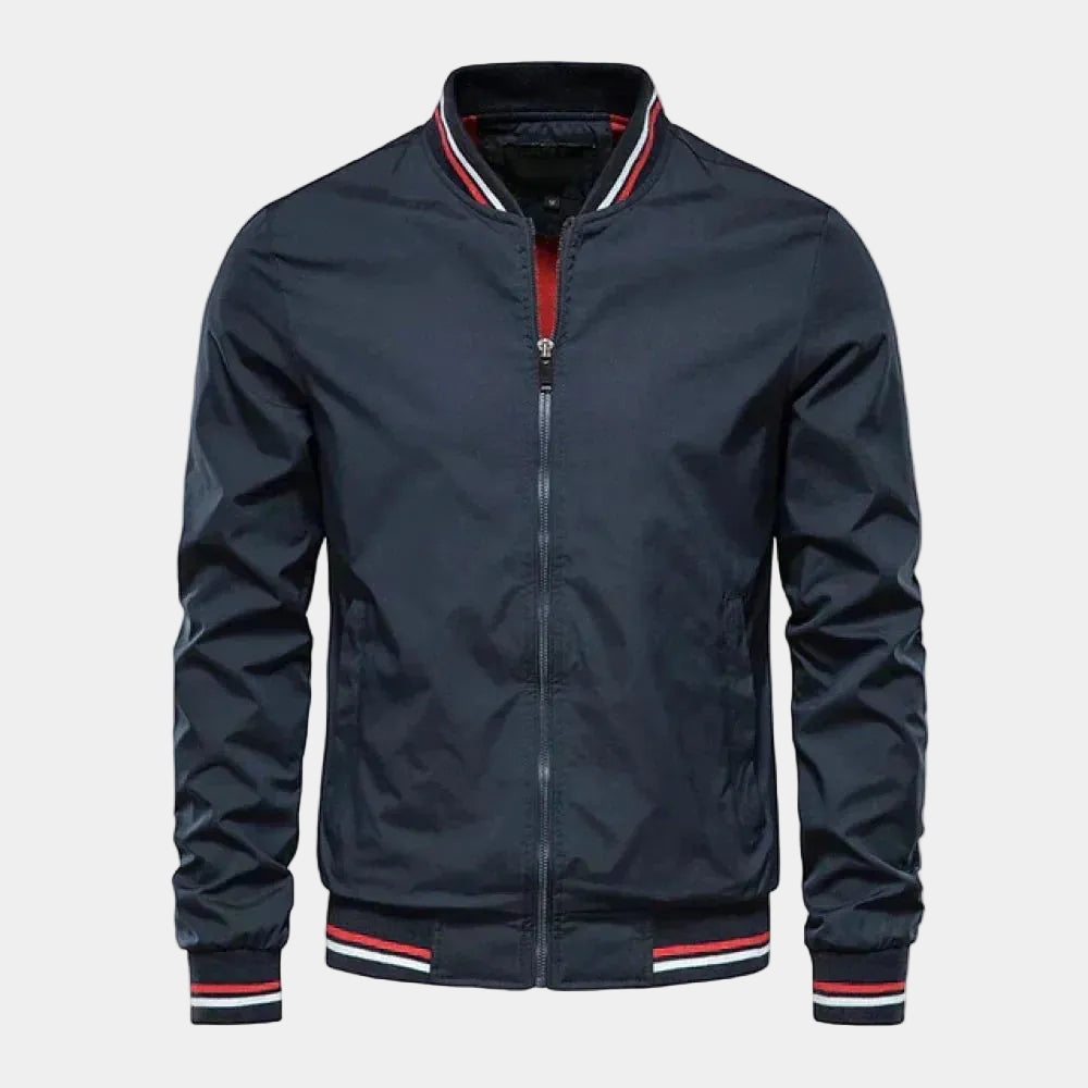 Blouson bomber zippé col montant pour le quotidien homme – Evenos