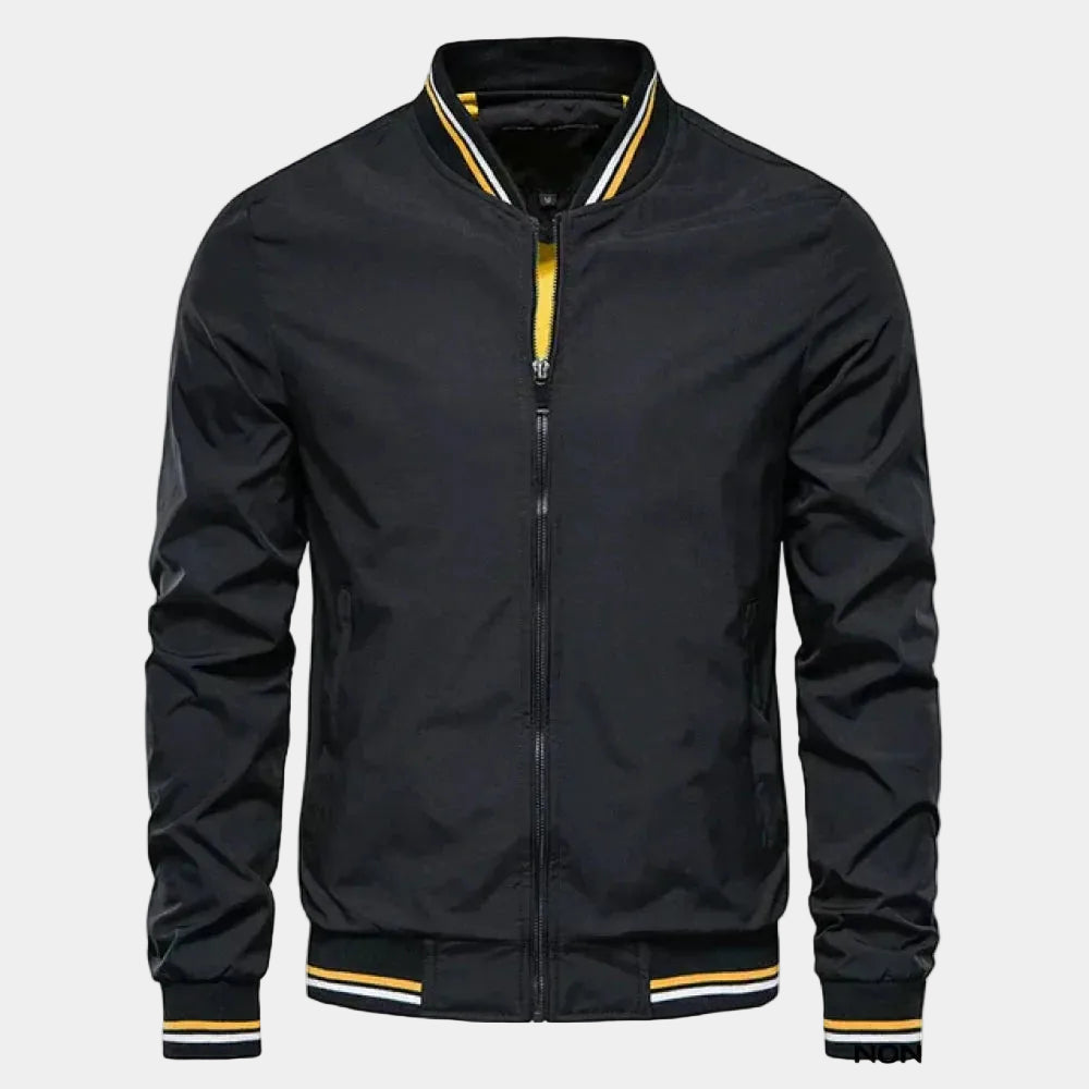 Blouson bomber zippé col montant pour le quotidien homme – Evenos