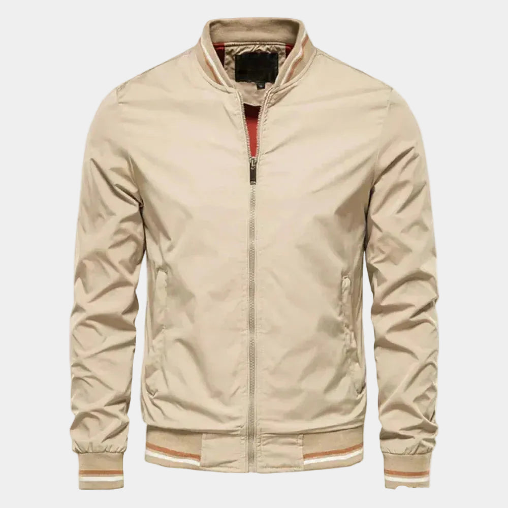 Blouson bomber zippé col montant pour le quotidien homme – Evenos