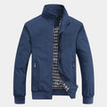 Blouson zippé à col montant poches zippées poignets resserrés homme – Pénestin