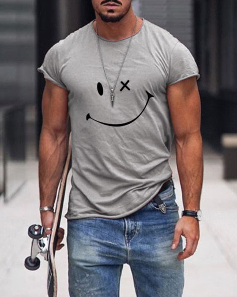 T-shirt en coton col rond manches courtes basique homme – Pouilly-sur-Loire