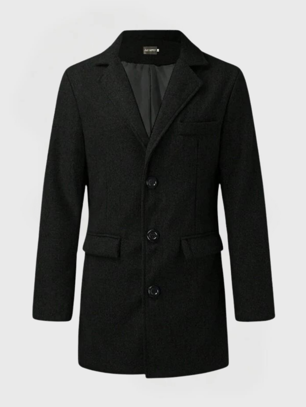 Manteau chaud d'hiver élégant structuré au style intemporel homme – Daguerre