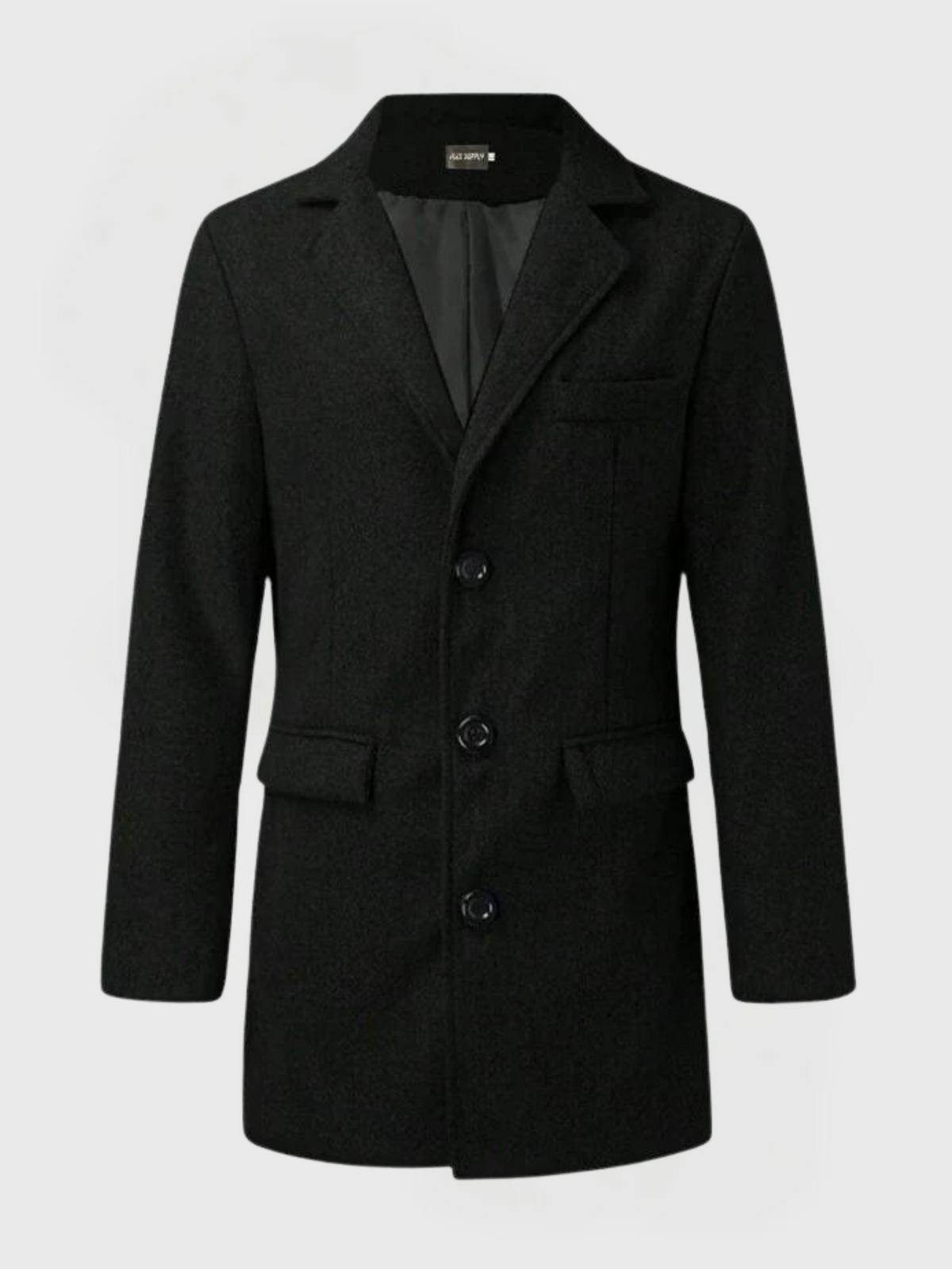Manteau chaud d'hiver élégant structuré au style intemporel homme – Daguerre