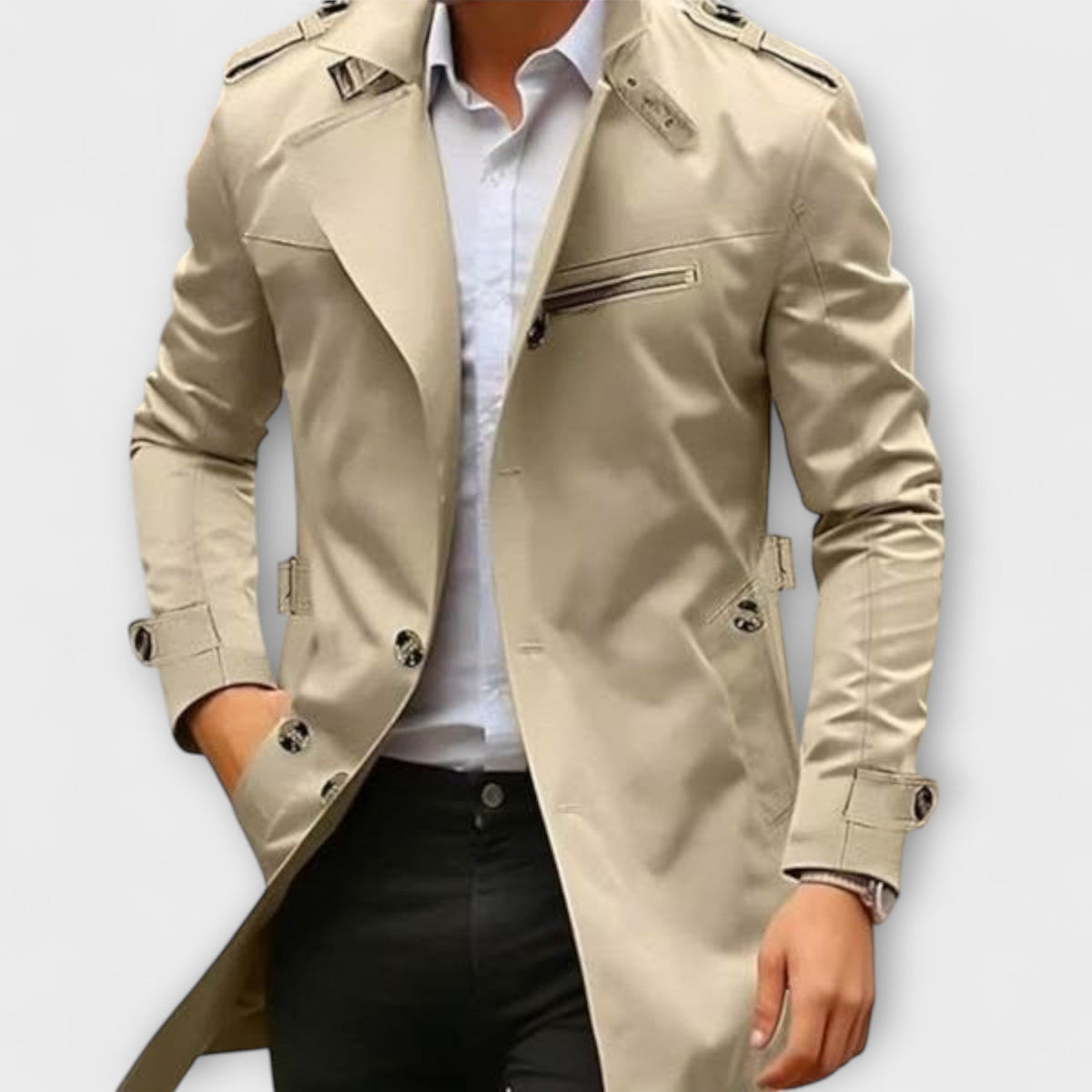 Veste mi-saison épurée pour homme