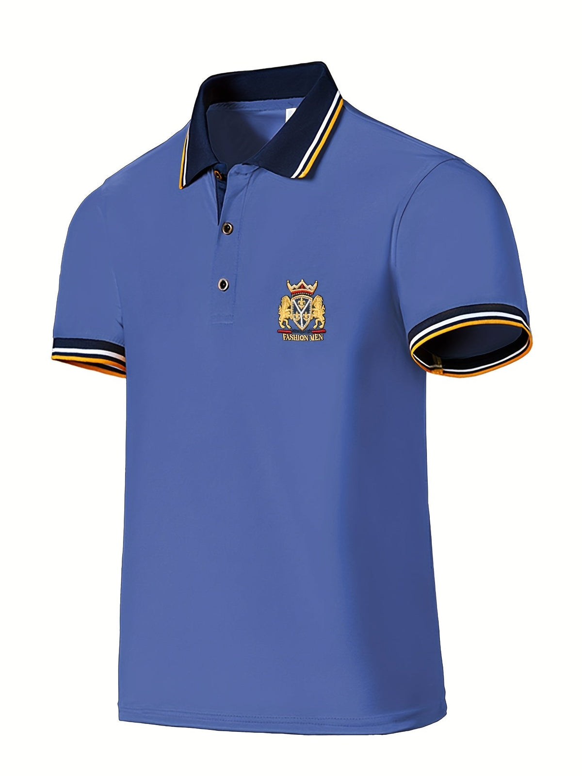 Chemise d'été unie à détails brodés