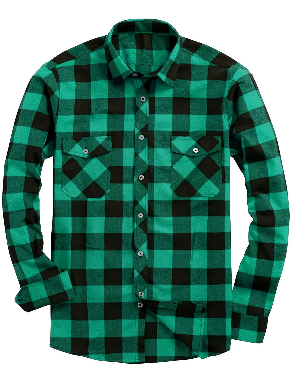 Chemise à grands carreaux deux poches
