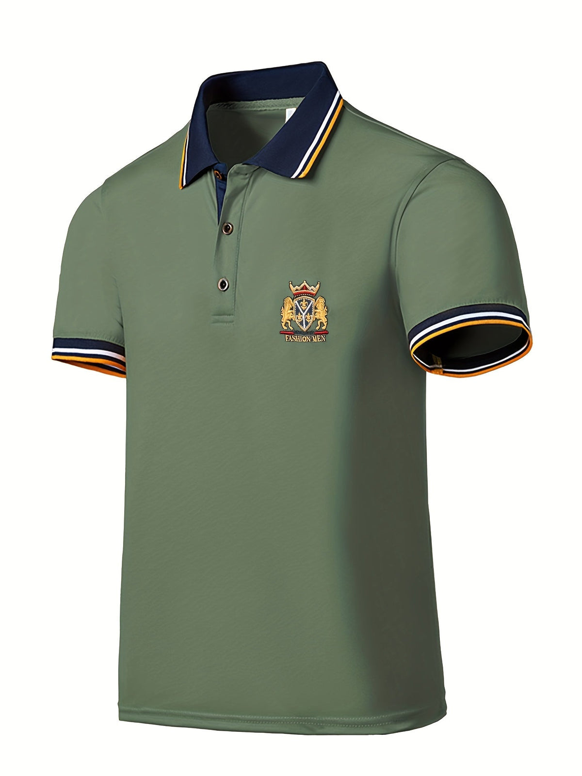 Chemise d'été unie à détails brodés