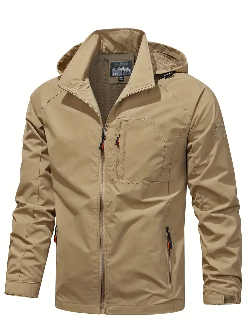 Veste légère zippée à capuche