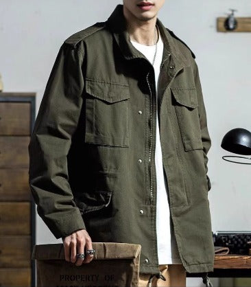 Veste de terrain multipoches à capuche