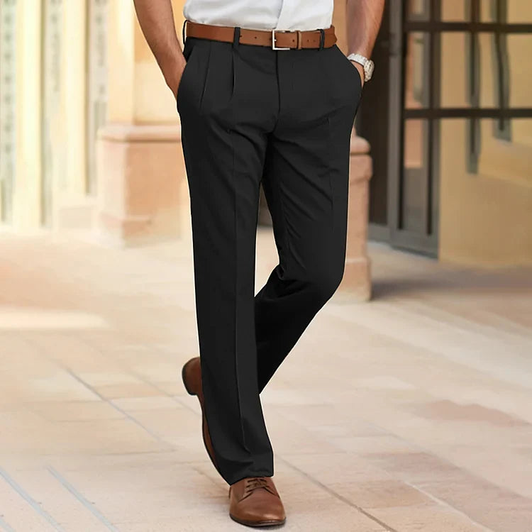 Pantalon coupe épurée style soigné décontracté homme – Chavignol