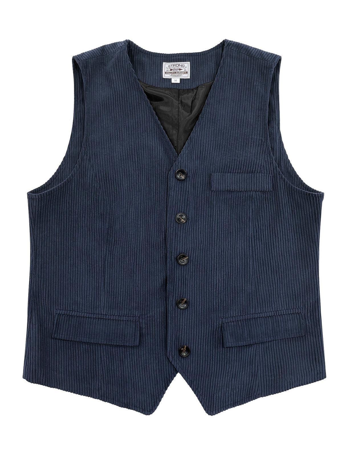 Gilet sans manches boutonné col V