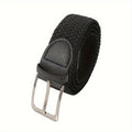 Ceinture tressée élastique boucle ardillon métallique finition unie homme – Bruges