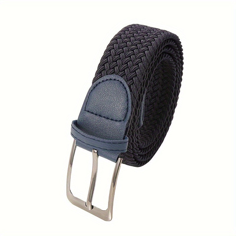Ceinture tressée élastique boucle ardillon métallique finition unie homme – Bruges