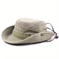 Chapeau de randonnée à large bord côtés relevables cordon réglable homme – Saint-Pée