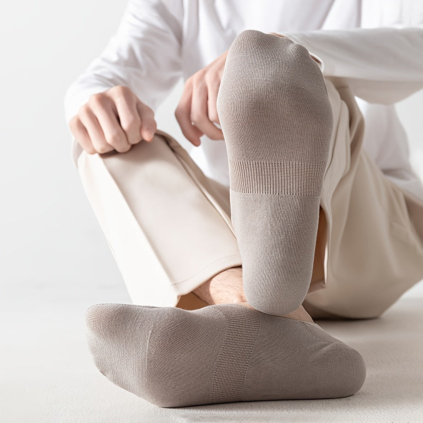 Chaussettes invisibles lot de 6 paires à la finition soignée homme – Peille