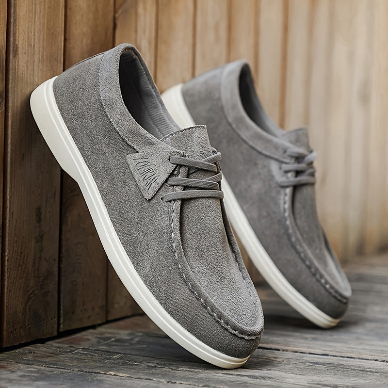 Chaussures basses à lacets couture avant bout arrondi semelle contrastée homme – Saint-Lunaire