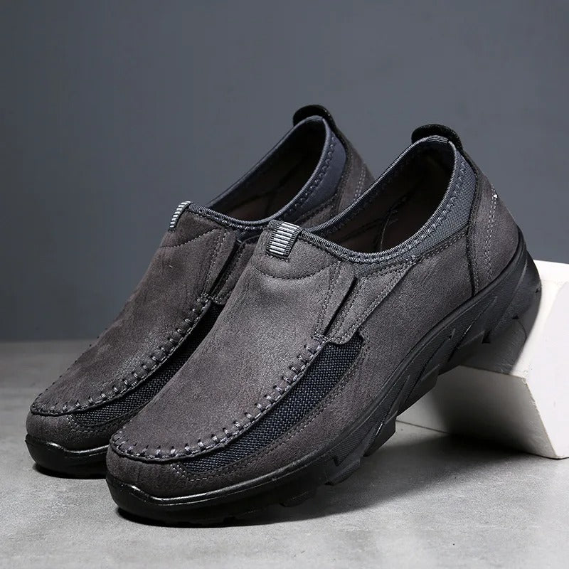 Chaussures à enfiler semelle épaisse couture apparente homme – Soulac