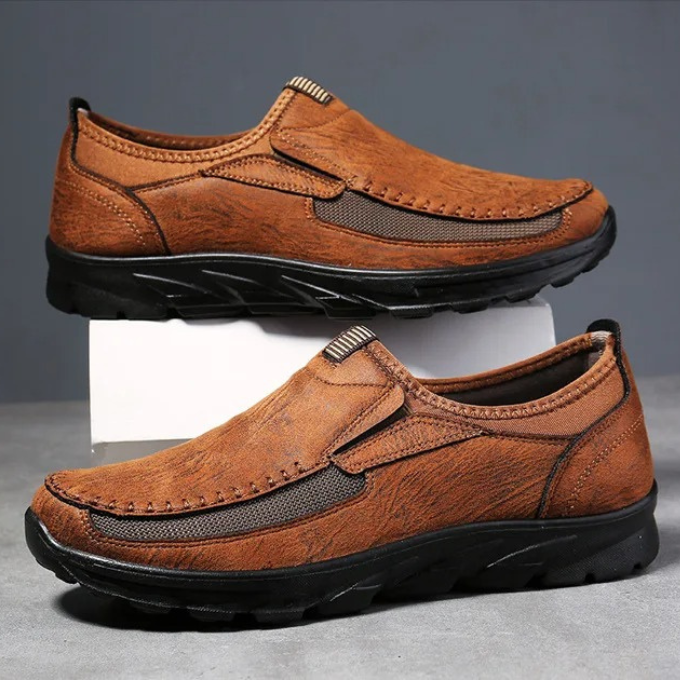 Chaussures à enfiler semelle épaisse couture apparente homme – Soulac