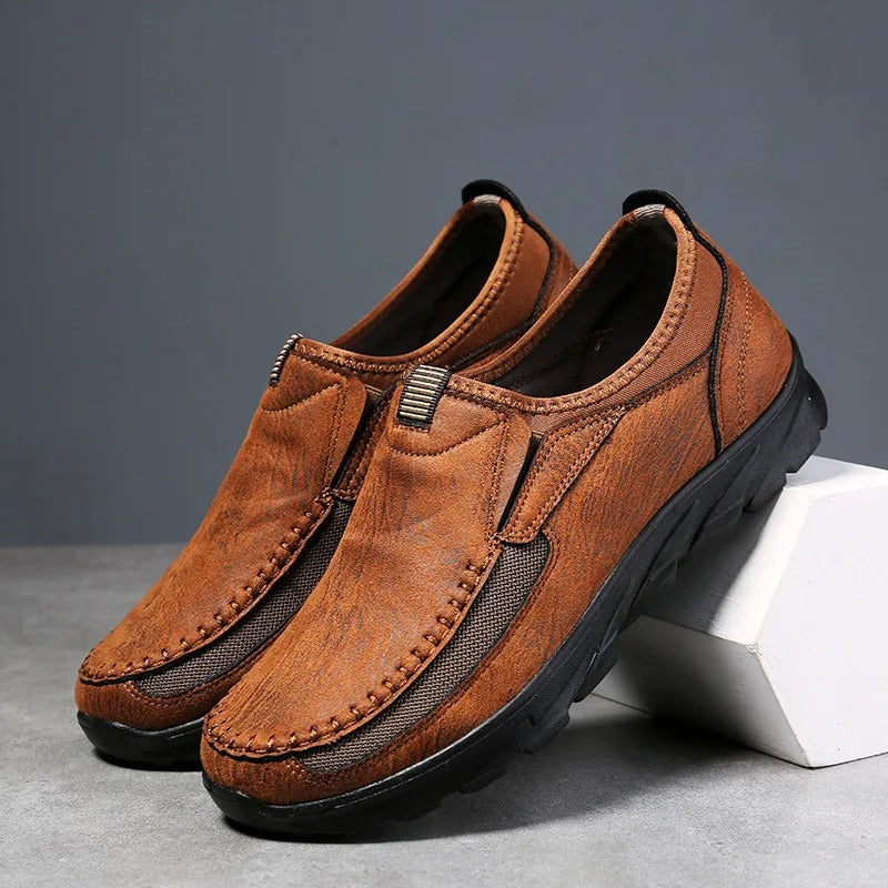 Chaussures à enfiler semelle épaisse couture apparente homme – Soulac