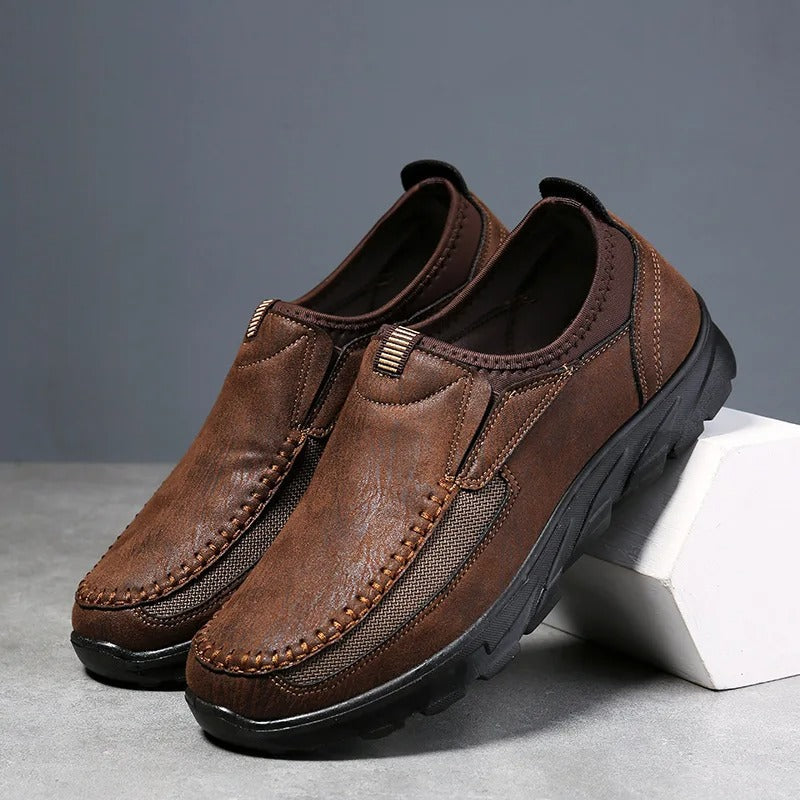 Chaussures à enfiler semelle épaisse couture apparente homme – Soulac