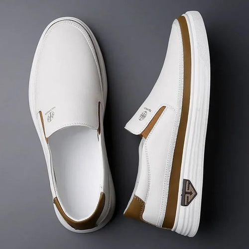 Baskets basses sans lacets à côtés élastiques semelle épaisse homme – Houlgate