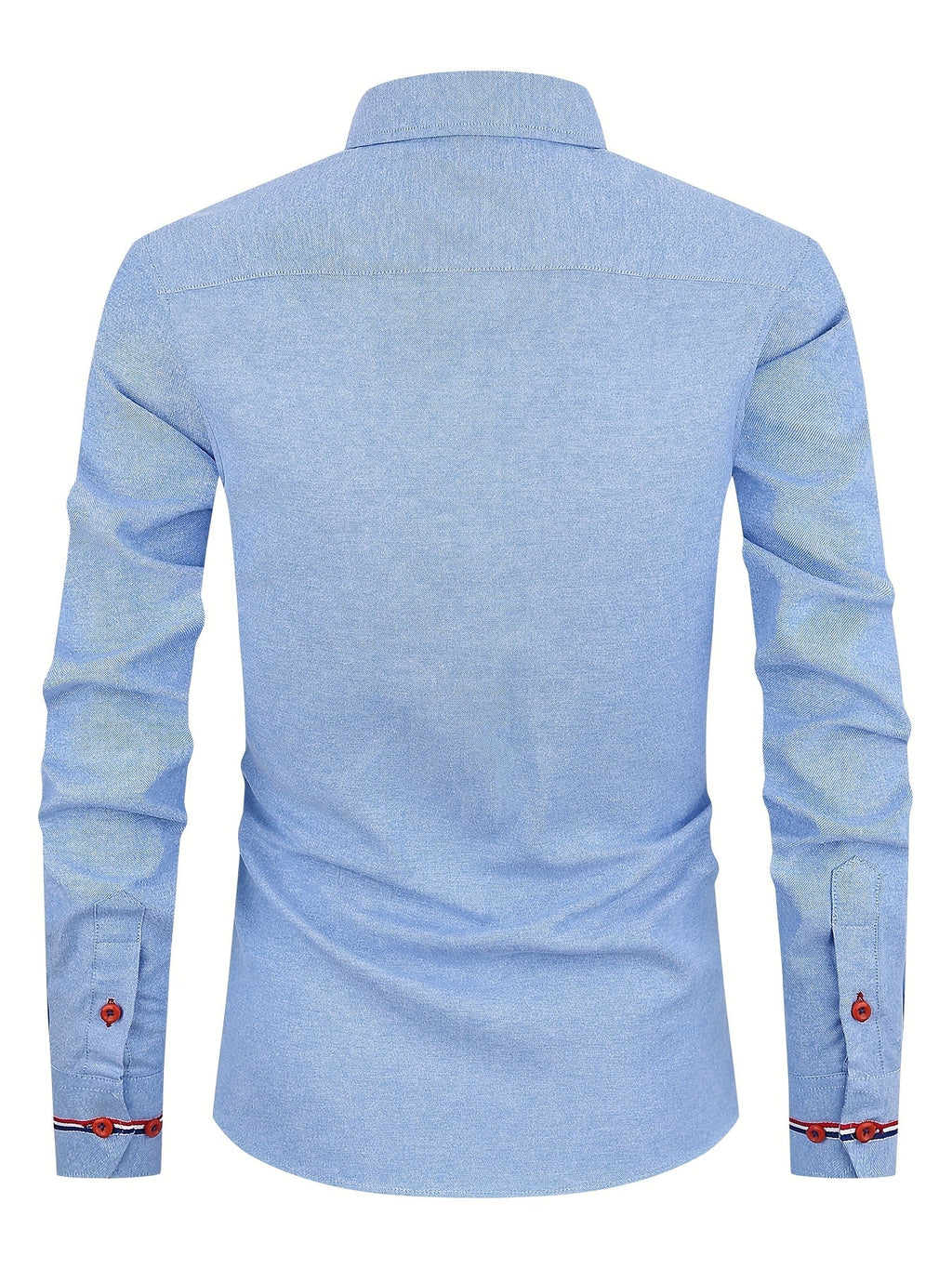Chemise à poignets rayés col classique au style intemporel homme – Murs