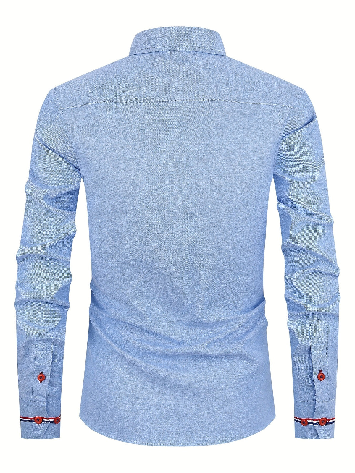 Chemise à poignets rayés col classique au style intemporel homme – Murs