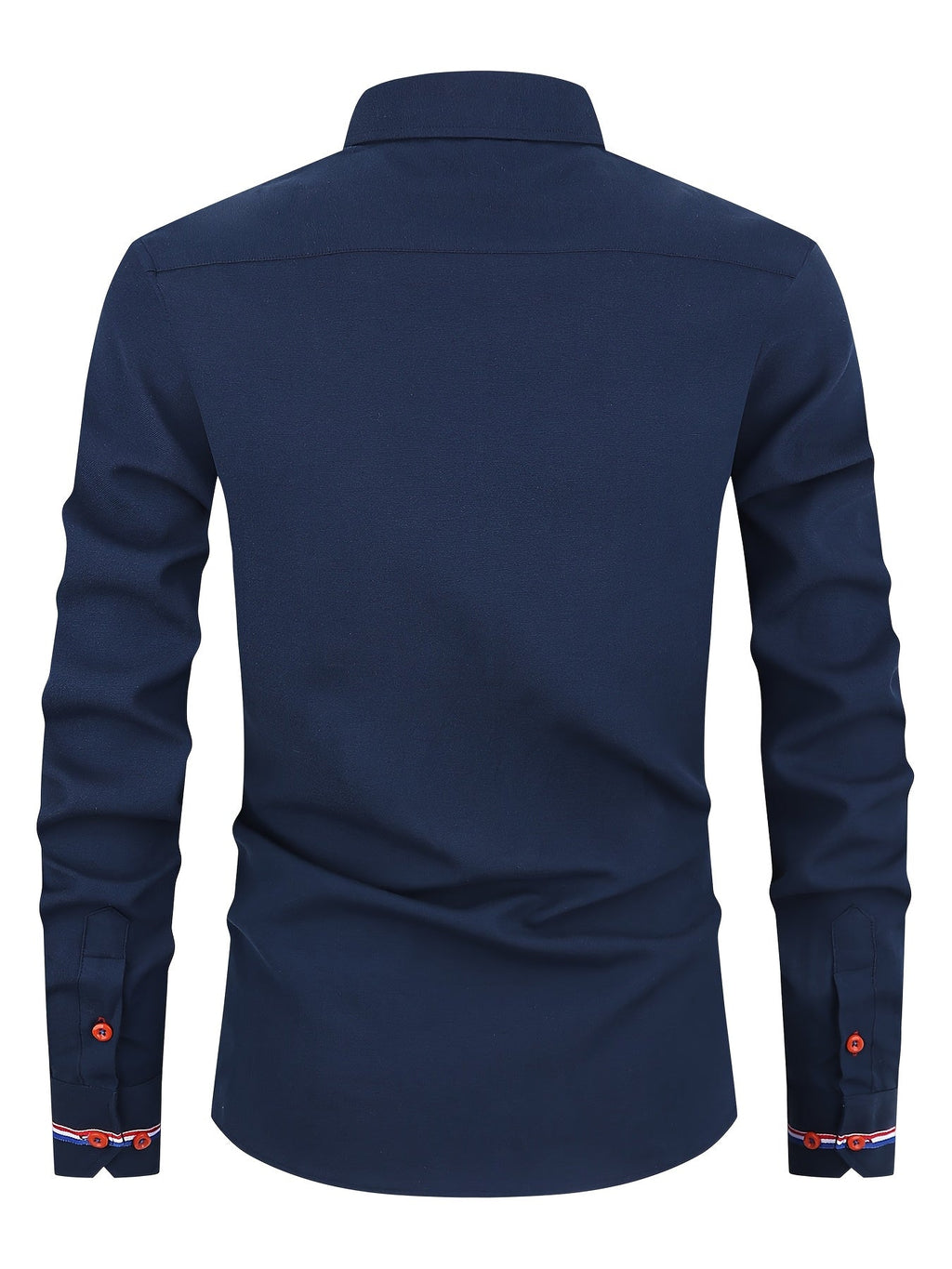 Chemise à poignets rayés col classique au style intemporel homme – Murs