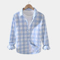 Chemise rayée boutonnée manches longues au style intemporel homme – Buoux