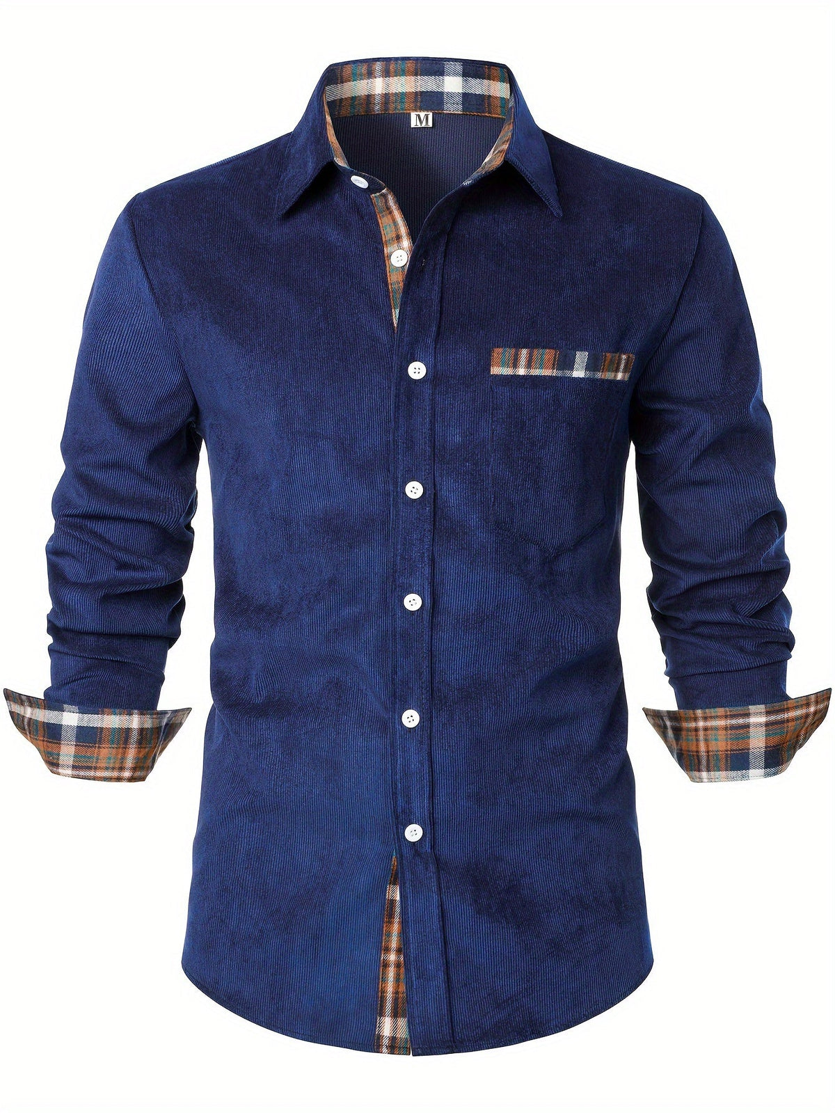 Chemise unie à col carré