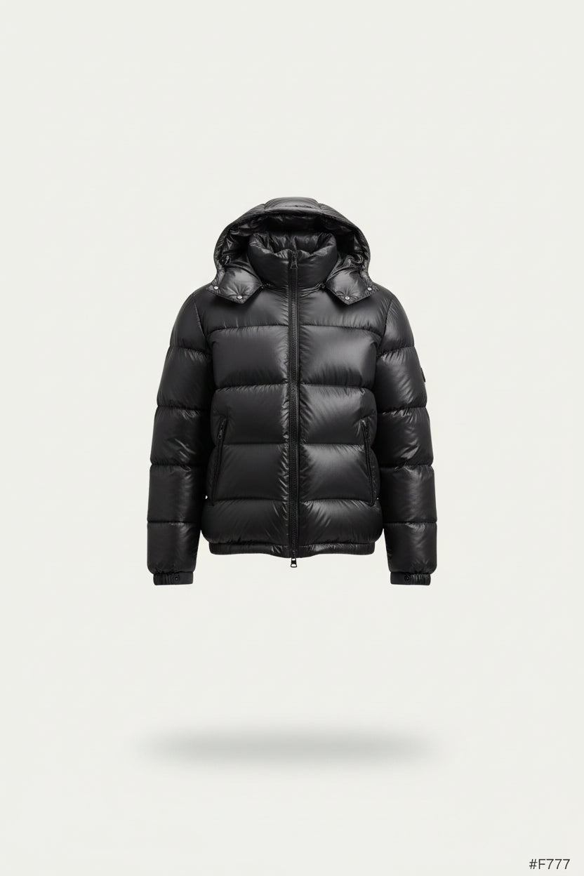 Veste matelassée doublée sherpa à capuche chaude hiver homme – Tonnerre