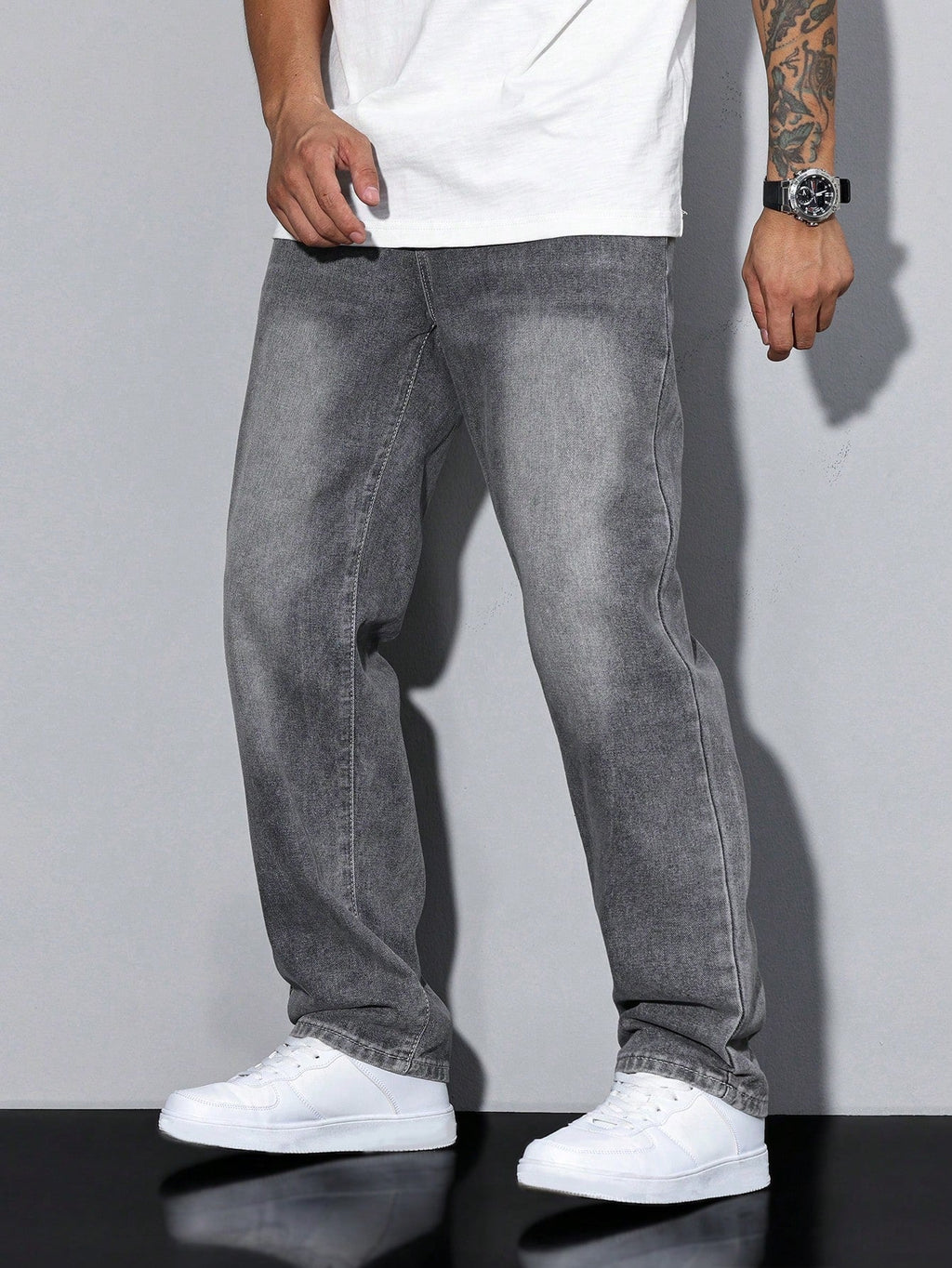 Jean baggy en denim coupe ample confortable pour le quotidien homme – Callian
