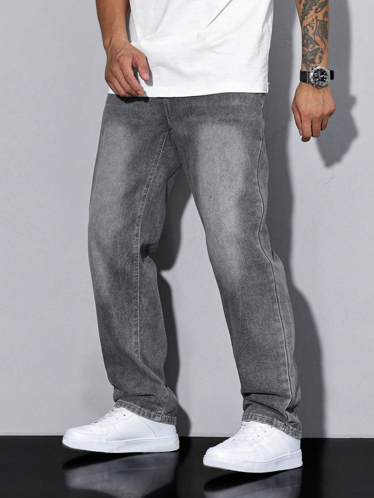 Jean baggy en denim coupe ample confortable pour le quotidien homme – Callian