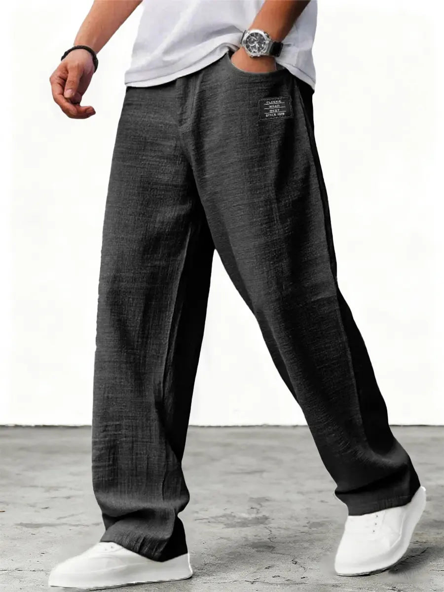Pantalon fluide à jambe large