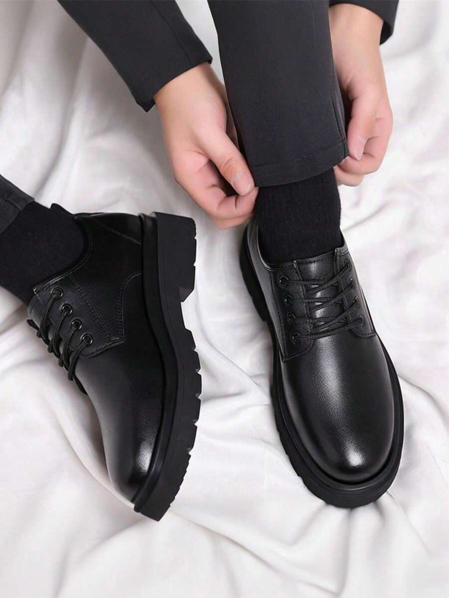 Derbies à œillets tige basse semelle épaisse homme – Courcelles