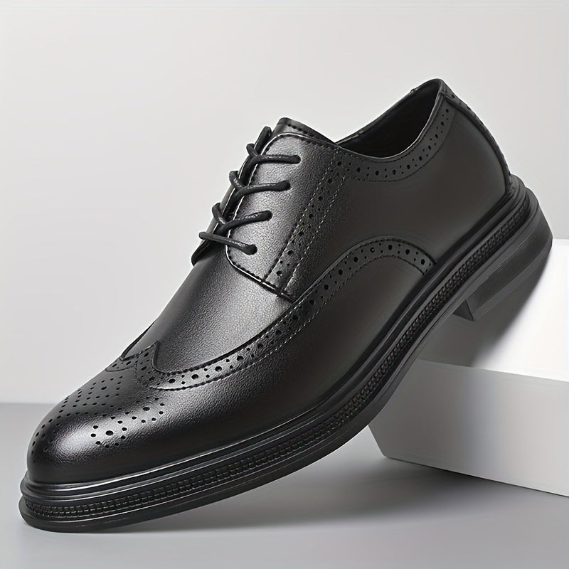 Derbies à perforations bout allongé laçage à quatre œillets homme – Saint-Sever