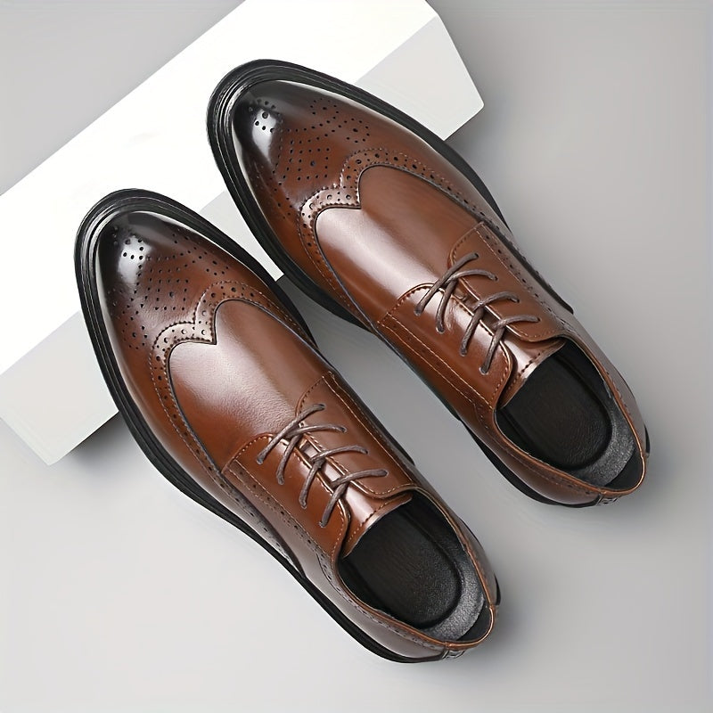 Derbies à perforations bout allongé laçage à quatre œillets homme – Saint-Sever