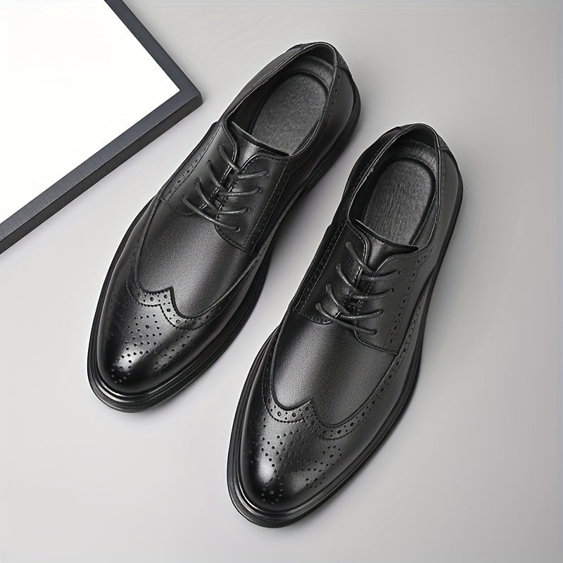 Derbies à perforations bout allongé laçage à quatre œillets homme – Saint-Sever