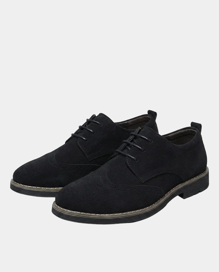 Derbies perforées à lacets semelle contrastée allure sobre homme – Luynes