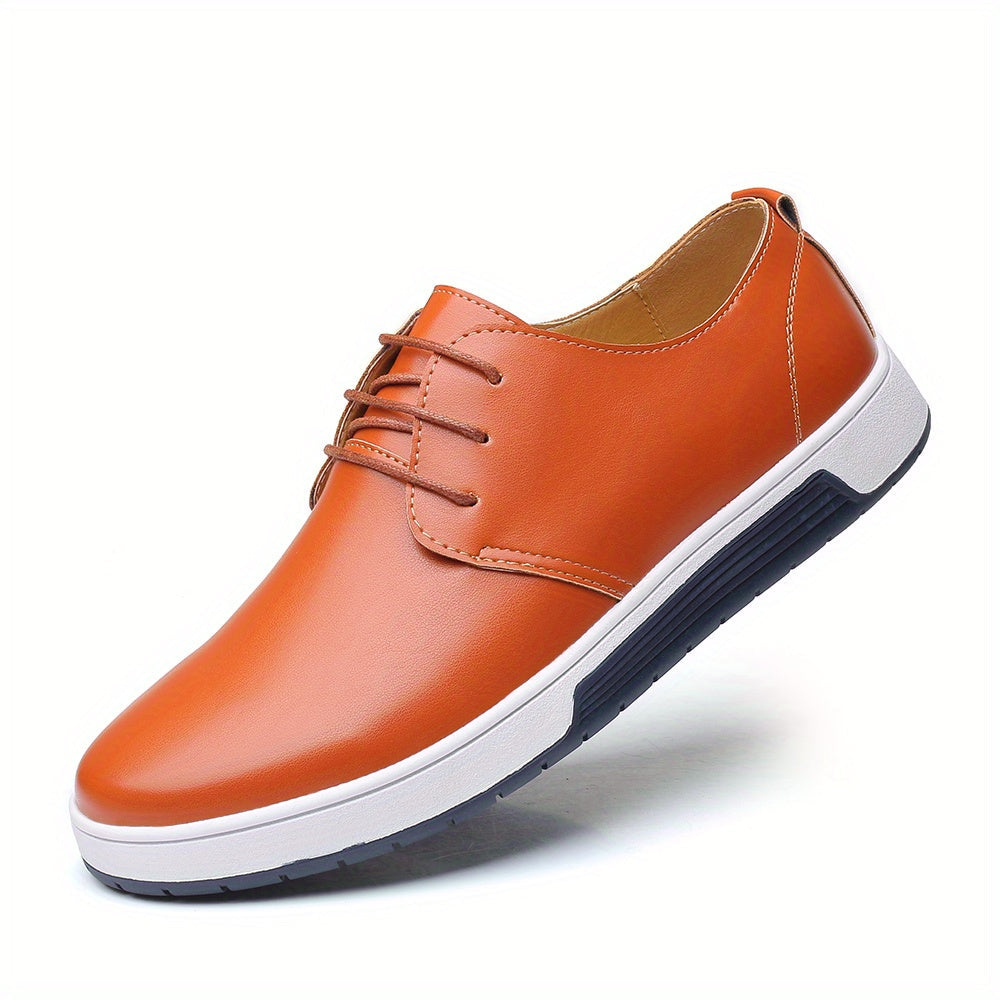 Derbies à semelle épaisse crantée laçage frontal empeigne lisse tige basse homme – Penne-d'Agenais