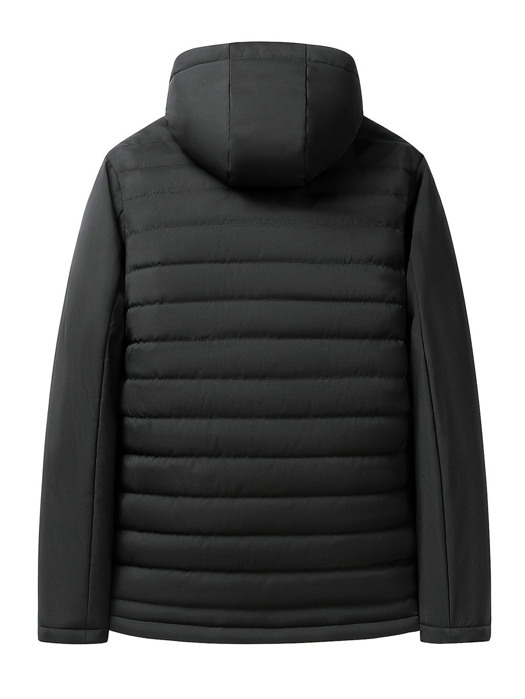 Doudoune matelassée à capuche amovible col fausse fourrure homme – Ciboure