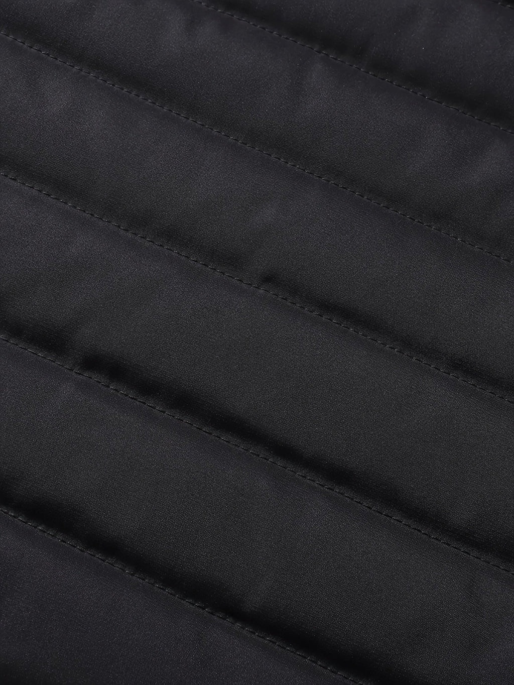 Doudoune matelassée à capuche amovible col fausse fourrure homme – Ciboure