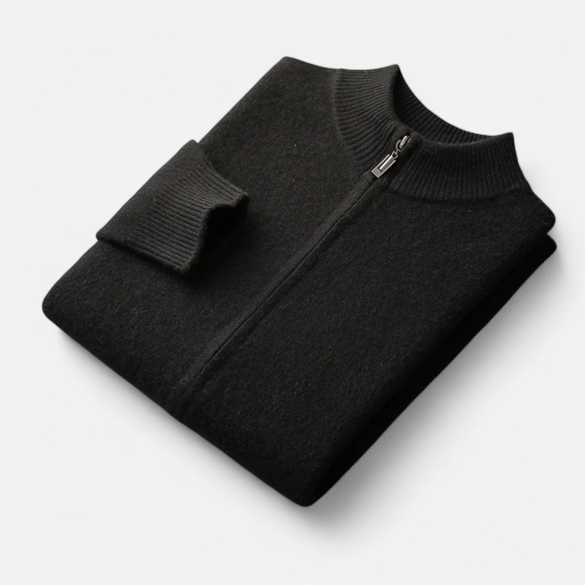 Cardigan zippé en laine mérinos au chic discret homme – Beaumes